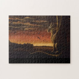 "Der Drache" Puzzlespiel-durch Bethany Boyd. Puzzle