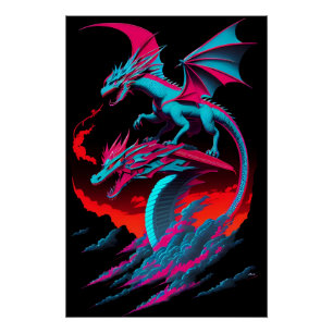 Der Drache Surf Rider Poster
