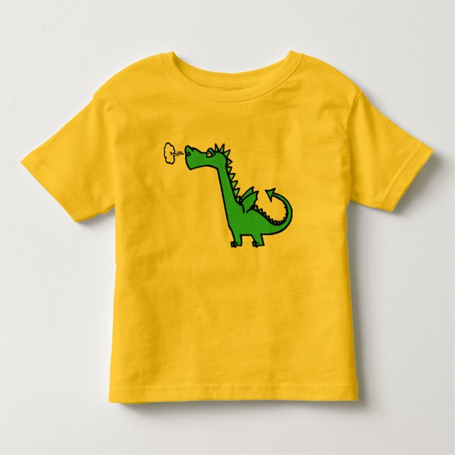 Der Drache-T-Shirt der Kinder Kleinkind T-shirt (Vorderseite)