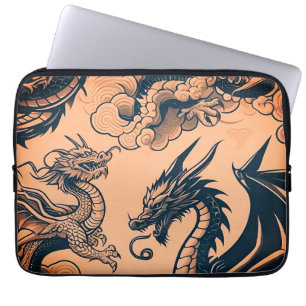 Der Drachenkrieg Orange Skies Laptopschutzhülle