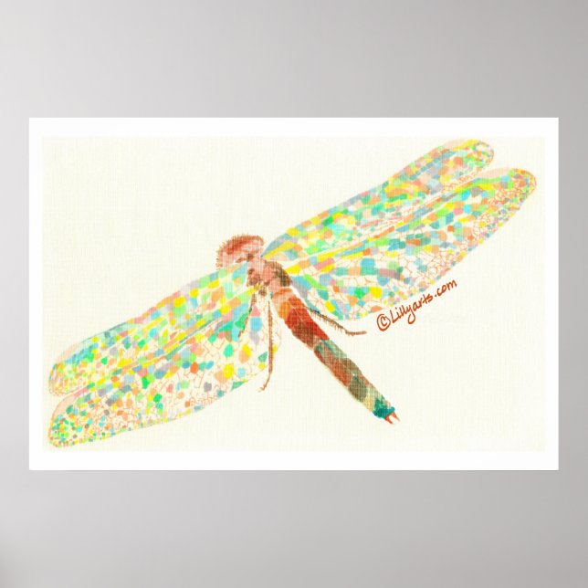 Der Dragonfly-Tanz Print und Poster (Vorne)