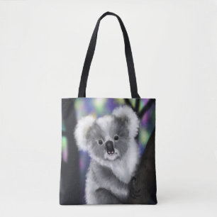 Der Dreamy Koala in einem verzauberten Wald