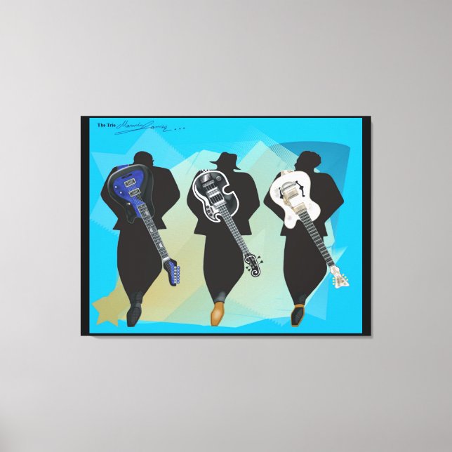 Der dreistöckige Canvas-Hintergrund in Print-Schwa Leinwanddruck (Vorderseite)