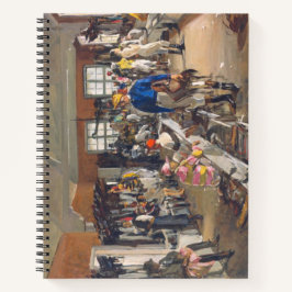 Der Dressing-Room von Jockeys in der Ascot-Rennbah Notizbuch