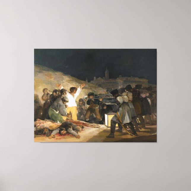 Der dritte Mai 1808 von Francisco Goya Leinwanddruck (Vorderseite)