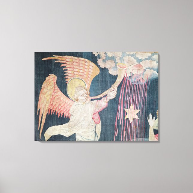 Der dritte Trumpet und der Wormwood-Star Leinwanddruck (Vorderseite)