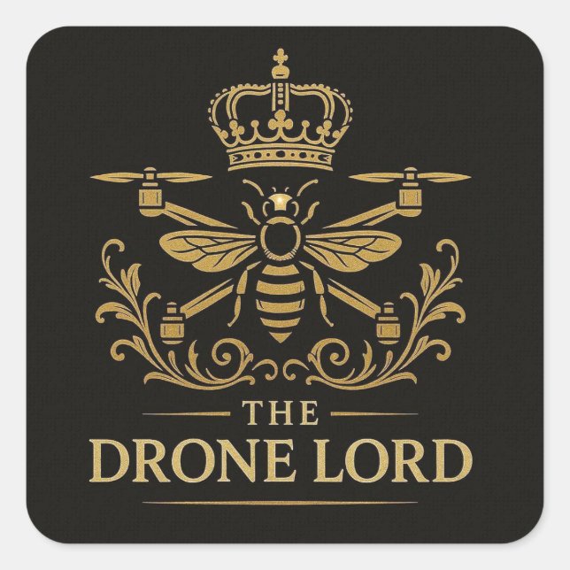 Der Drone Lord Lux Aufkleber (Vorderseite)
