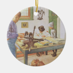 Der Druck-Raum, Kneipe. in "Lasst Licht Hinin" Keramik Ornament