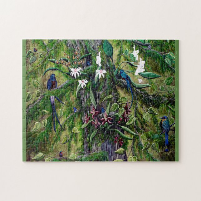 Der Dschungel von Guatemala-Puzzlespiel Puzzle (Horizontal)