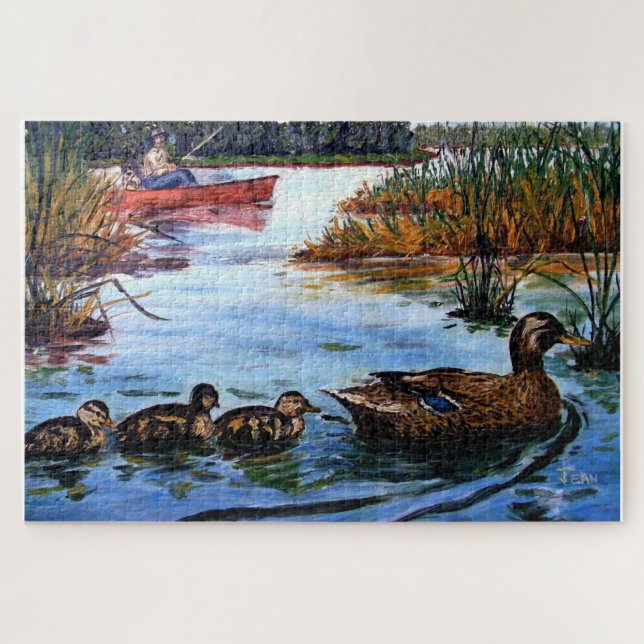 DER DUCK PONNE MIT DEM FISCHER PUZZLE (Horizontal)