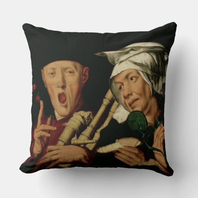 Der Dudelsackspieler Kissen (Vorderseite)