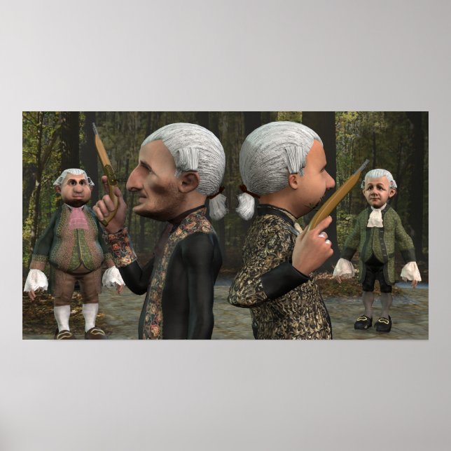 Der Duell - ein kleines Poster (Vorne)