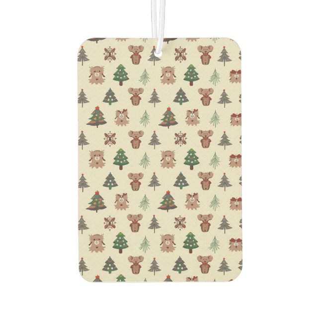 Der Duft von Weihnachten (Autozubehör) Autolufterfrischer (Rückseite)