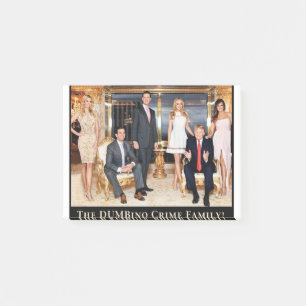 Der Dumbino Verbrechen-Familie politisch falsche Post-it Klebezettel