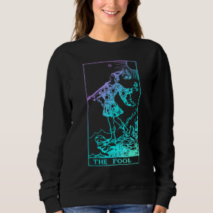 Der dumme Tarot-Kartenreiter wiss witchy Sweatshirt