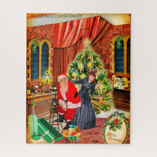 Der dumme Weihnachtsmann! Ich ziehe Schmuck vor:/ Puzzle