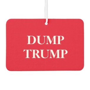 Der "Dump Trump"-Autofrischer Autolufterfrischer