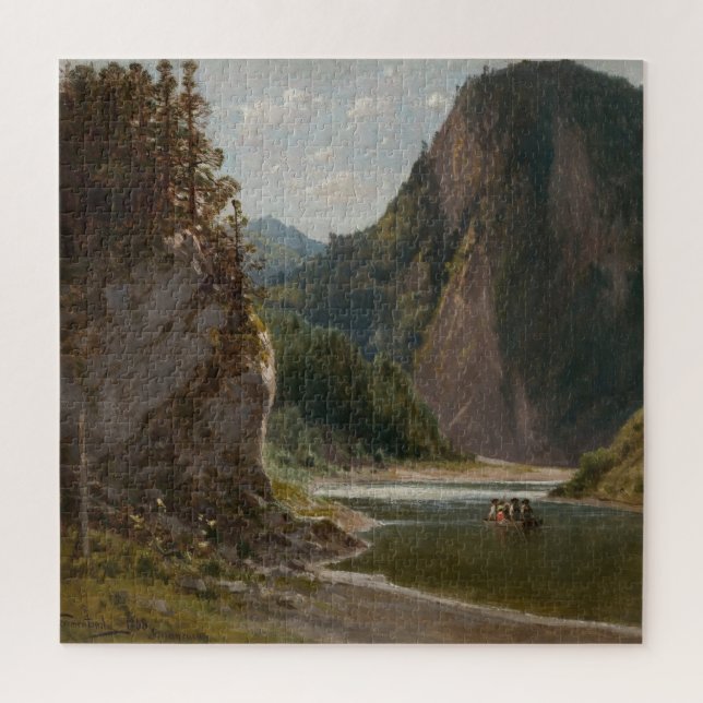 Der Dunajec im Pieniny-Gebirge Puzzle (Vertikal)