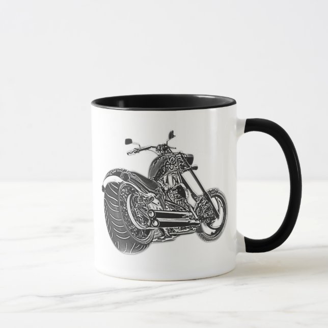 Der dunkle Chopper Tasse (Rechts)