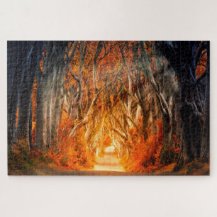 Der Dunkle hat Antrim Irland abgesichert. Puzzle