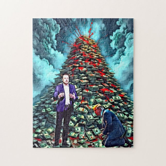 Der dunkle Herr Puzzle (Vertikal)