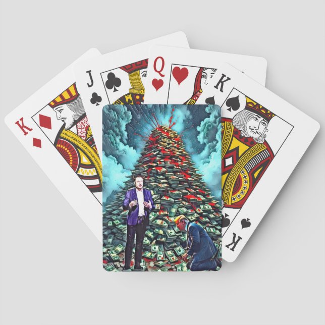 Der dunkle Herr Spielkarten (Rückseite)