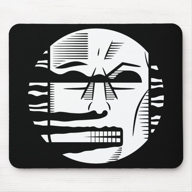 Der dunkle Mann Mousepad (Vorne)