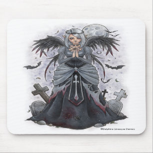 Der dunkle Priesterin-Engel Mousepad