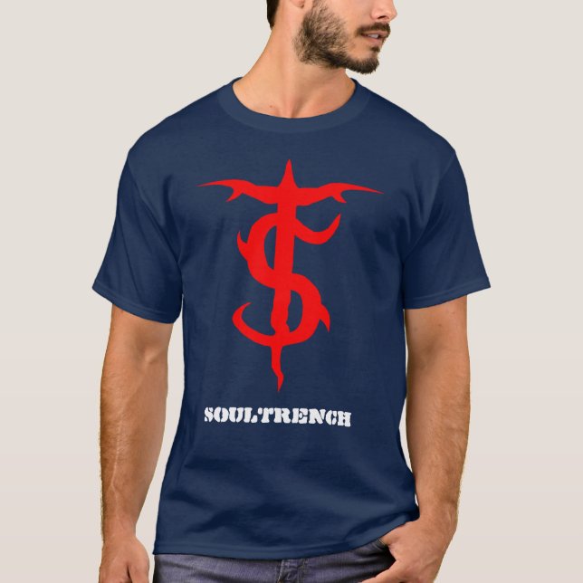 Der dunkle T - Shirt der Männer (Vorderseite)