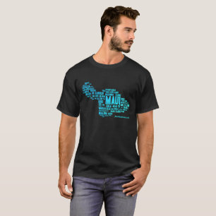 Der dunkle T - Shirt der Männer (Wort-Wolke)