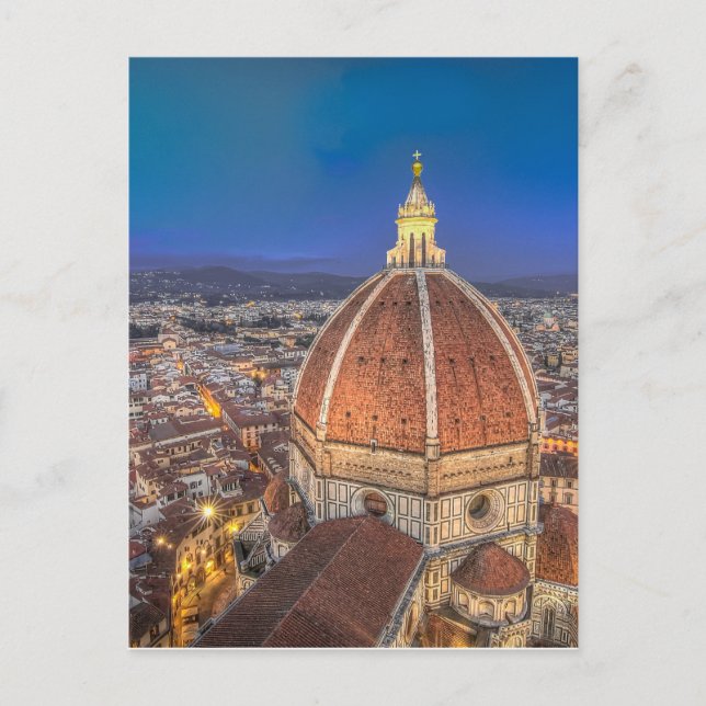 Der Duomo in Florenz, Italien Postkarte (Vorderseite)