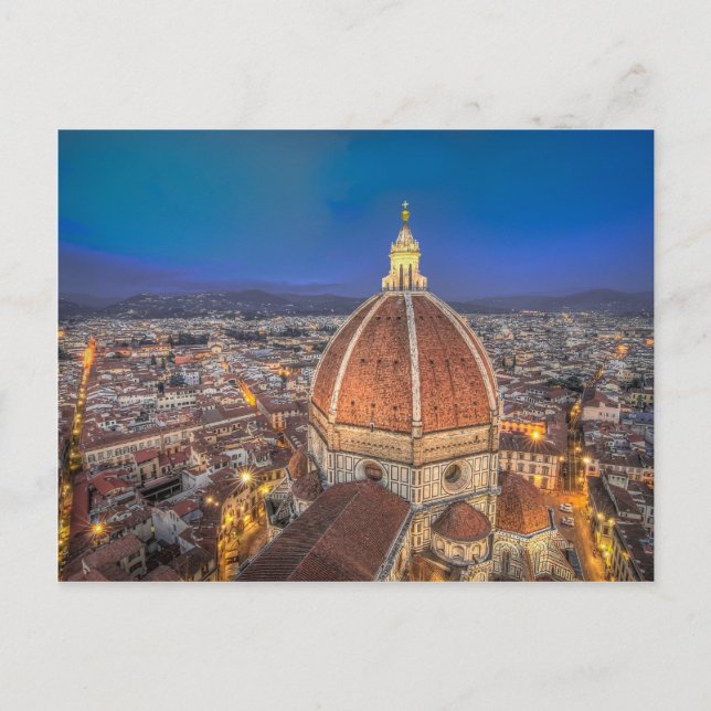 Der Duomo in Florenz, Italien Postkarte (Vorderseite)