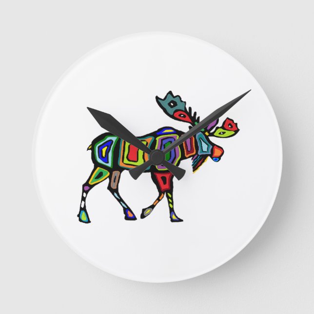 DER DURCHGANG FEST RUNDE WANDUHR (Vorderseite)