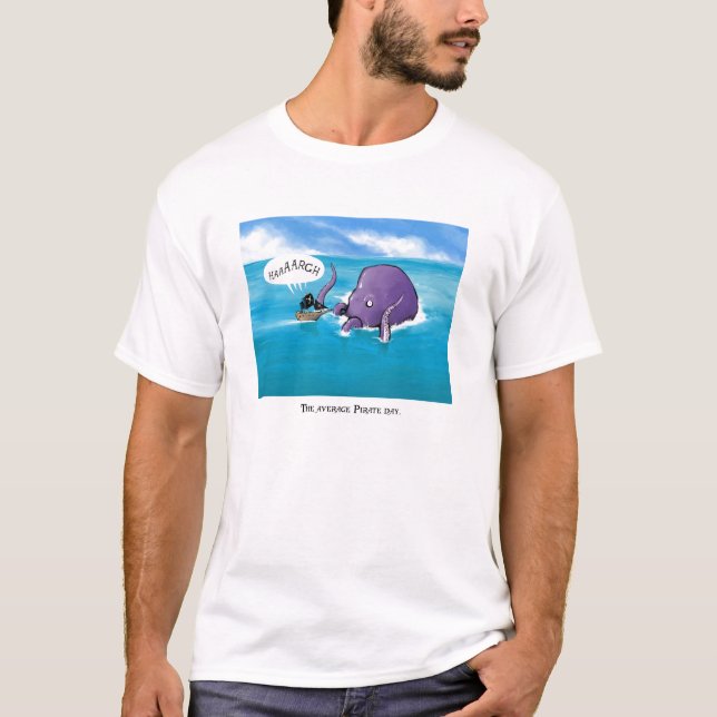 Der durchschnittliche Piratentag T-Shirt (Vorderseite)