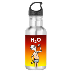 Der Durstige Mann Edelstahlflasche