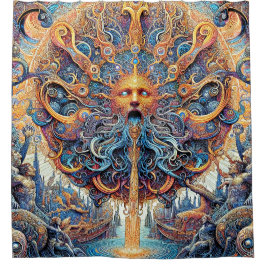 Der Duschvorhang der Sonne