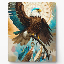 Der Eagle Dreamcatcher | Tabletop Plaque