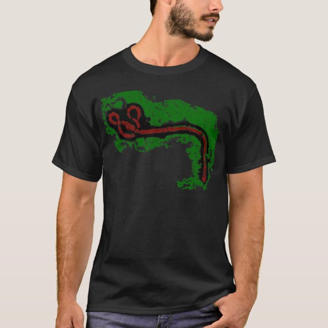 Der Ebola Virus T-Shirt (Vorderseite)