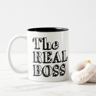 Der echte Boss Zweifarbige Tasse
