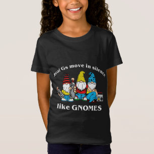 Der echte Gs-Umzug in Stille wie Gnome T-Shirt