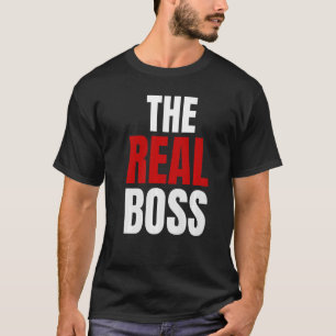Der echte männliche Boss Niedlicher Valentinstag z T-Shirt