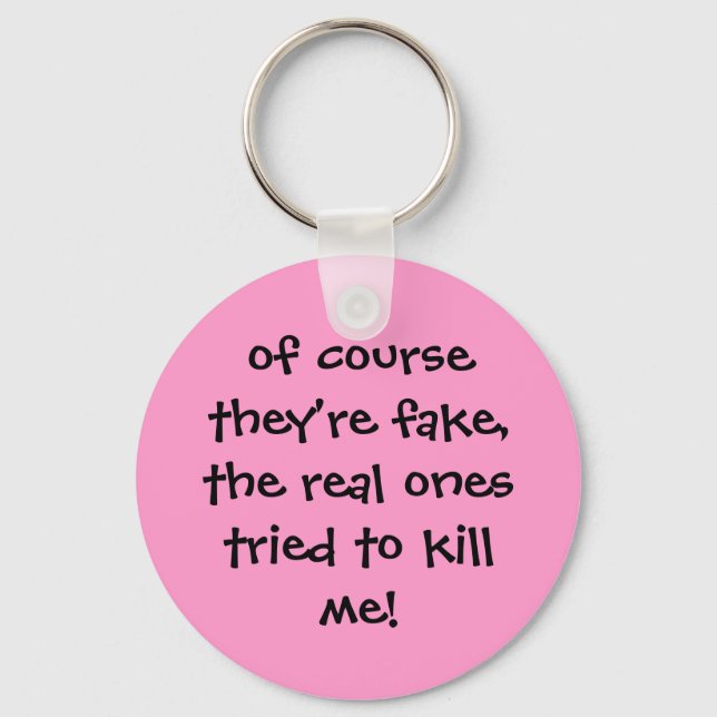 Der echte Schlüsselanhänger (Vorderseite)