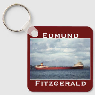 Der Edmund Fitzgerald am St. Clair River Schlüsselanhänger
