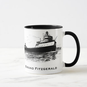 Der Edmund Fitzgerald am St. Clair River Tasse