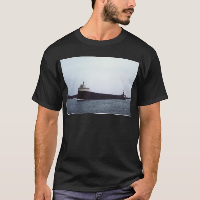 Der Edmund Fitzgerald auf dem Fluss St. Clair T-Shirt (Vorderseite)