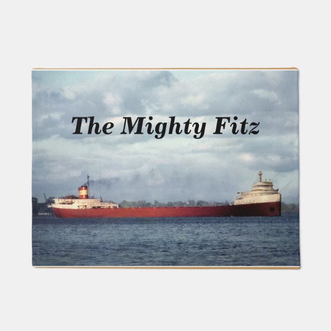 Der Edmund Fitzgerald mächtiges besonders Fußmatte (Vorderseite)