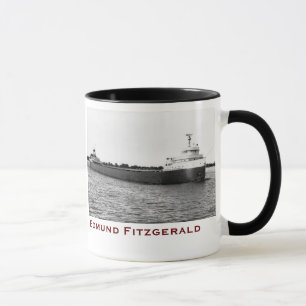 Der Edmund Fitzgerald mit Crew-Namen Tasse