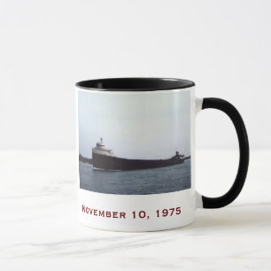 Der Edmund Fitzgerald mit Crew-Namen Tasse