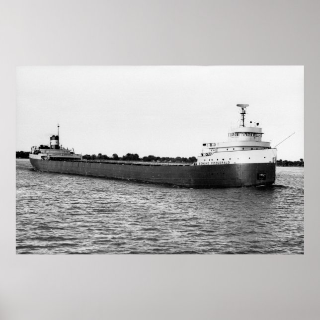 Der Edmund Fitzgerald Poster (Vorne)