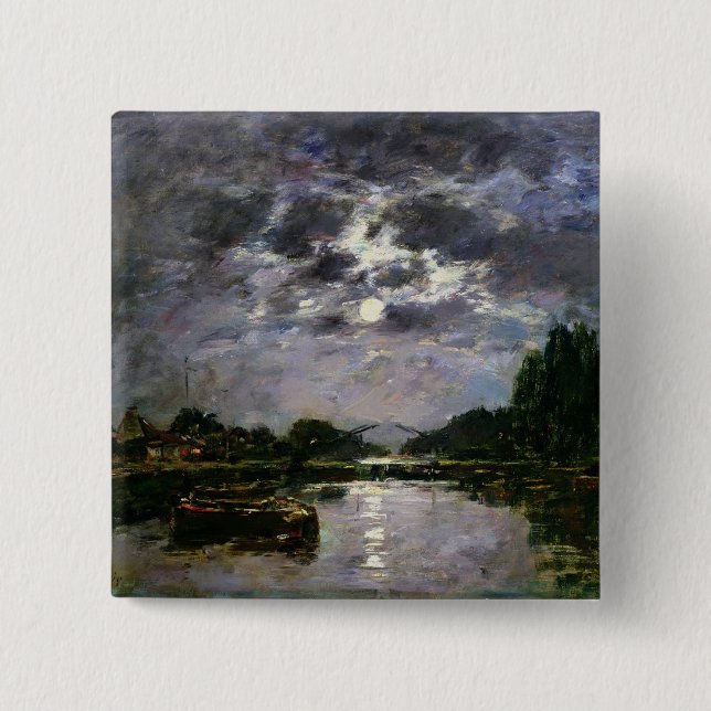 Der Effekt des Mondes, 1891 (Öl auf Leinwand) Button (Vorderseite)